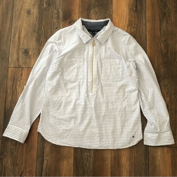 Tommy Hilfiger Striped Blouse L - Picture 2 of 8